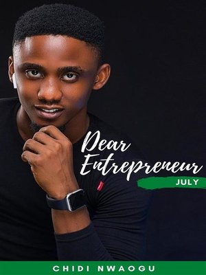 cover image of Dear Entrepreneur--July